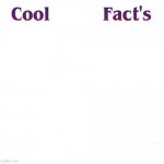 Cool Facts template