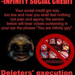 -Infinity Social Credit template