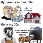 My parents in their 30s meme