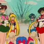 Sailor Moon slapped gif GIF Template