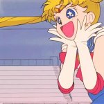 Sailor Moon starry eyes gif GIF Template