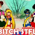 Sailor Moon bitch stfu gif GIF Template