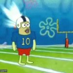 Exploded football player GIF Template