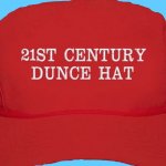 21st CENTURY DUNCE HAT