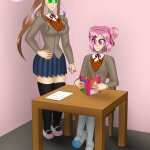 Monika and Natsuki template