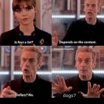 Doctor Who four | dogs? | image tagged in doctor who four | made w/ Imgflip meme maker