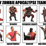 Tf2 zombie apocalypse team