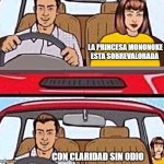 Mononoke overrated | LA PRINCESA MONONOKE ESTA SOBREVALORADA; CON CLARIDAD SIN ODIO | image tagged in girl abandoned during a road trip | made w/ Imgflip meme maker