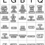 LGBTQ bingo. meme