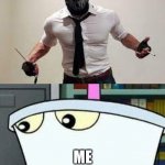 TELL ME!!! | ME | image tagged in you look at him and tell me there's a god | made w/ Imgflip meme maker
