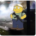 RALPH WIGGUM WITH AK-47, KID SHOOTER