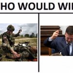 Kyle Rittenhouse vs. Combat medic meme