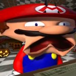 Disgusted Mario meme