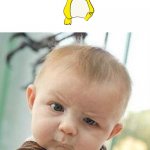 Confused Baby | WHAT | image tagged in confused baby | made w/ Imgflip meme maker