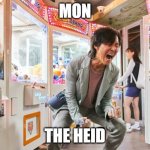 Squid Game Gi-hun shouting | MON; THE HEID | image tagged in squid game gi-hun shouting | made w/ Imgflip meme maker