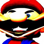 Smile for the camera Mario meme