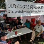 Old coots giving advice meme