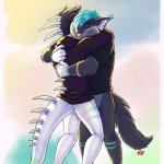 furries hug