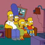 Simpsons Family Couch