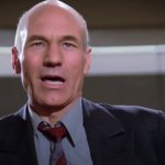 Picard in a suit.