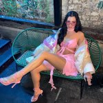 Dua Lipa pink heels