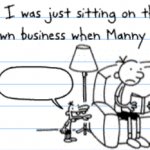 diary of a wimpy kid manny meme