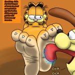 Garfield Feet
