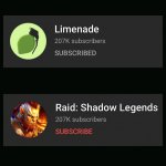 Limenade Vs. Raid: Shadow Legends