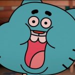 gumball stupid face