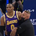 Russell Westbrook Hug