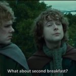 Second Breakfast GIF Template