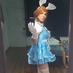 Alice in wonderland cosplay sissy