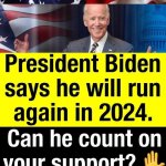 Re-elect President Joe Biden 2024 template