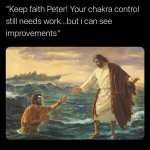 Jesus Peter chakra control meme