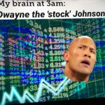 Dwayne the stock Johnson meme
