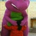 Barney getting head meme