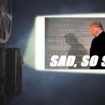 Projection Trump sad so sad