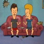 Beavis And Butthead full sofa template