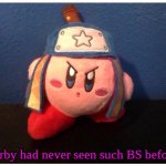 Kirby had never seen such BS before meme
