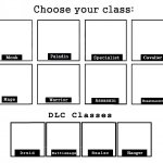 Extended Choose Your Class template