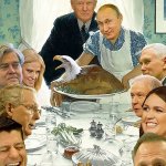 Thanksgiving at Mar A Lago Trump Putin