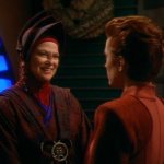Kai Winn and Major Kira.