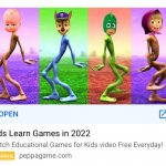 Kids learn games in 2022 template