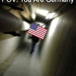 POV: Germany During WW2 | POV: You Are Germany | image tagged in shadow man chasing,funny,ww2,germany,usa,americans | made w/ Imgflip meme maker