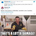 damn wendy's is savage | THAT'S A LOTTA DAMAGE! | image tagged in phil swift that's a lotta damage flex tape/seal | made w/ Imgflip meme maker