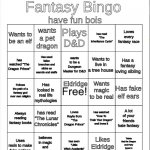Grace's Fantasy Bingo