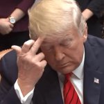 Trump middle finger