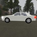White sedan template