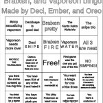 Decidueye Braixen Vaporeon bingo! meme