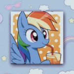 LAKSmemechannel rainbow dash template